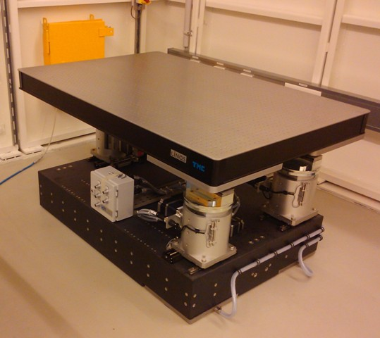 5 degree of freedom table installed at Petra III